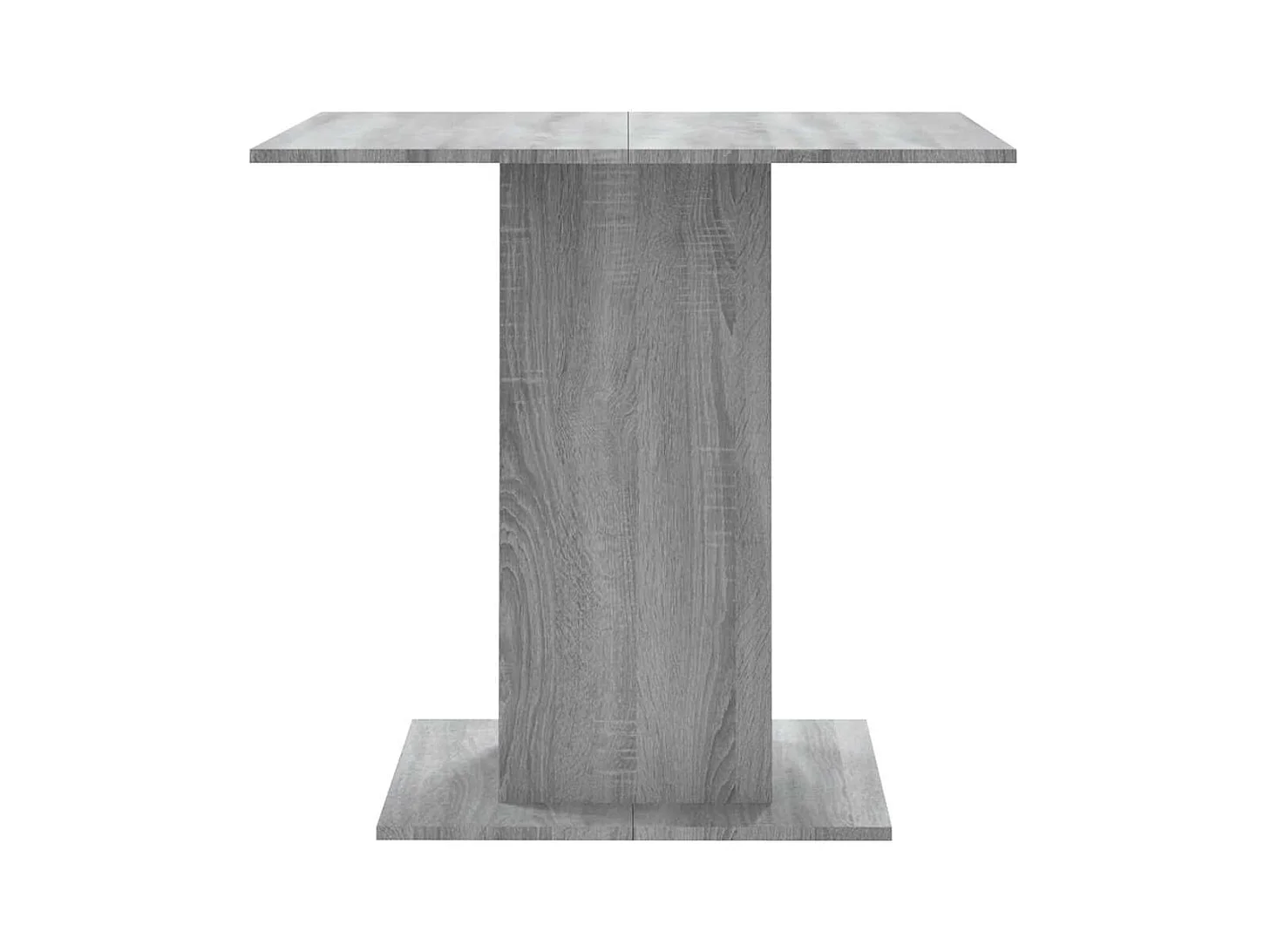 Table à dîner Sonoma gris 80x80x75 cm Bois d'ingénierie