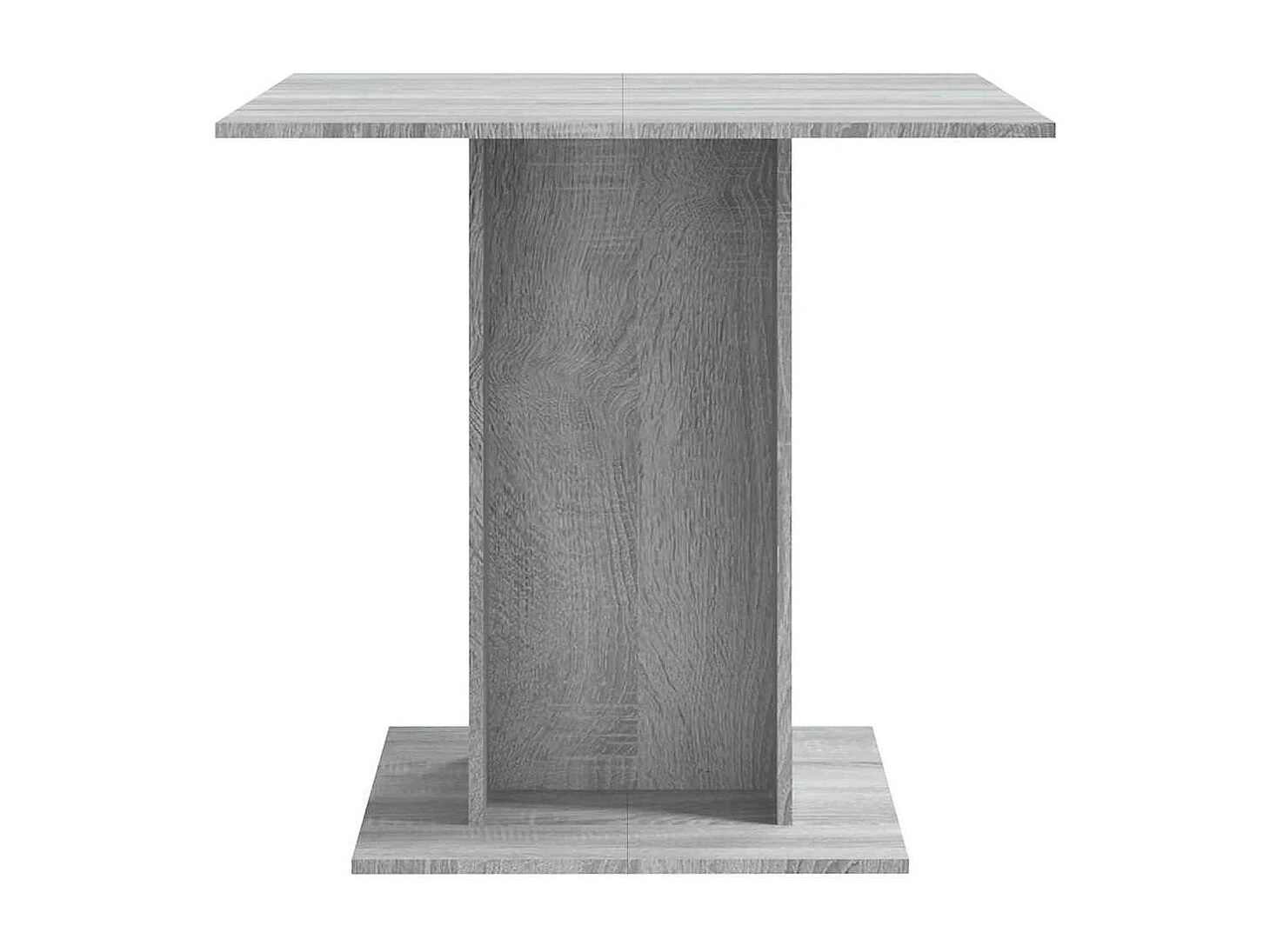 Mesa de comedor Sonoma gris 80x80x75 cm Madera de ingeniería