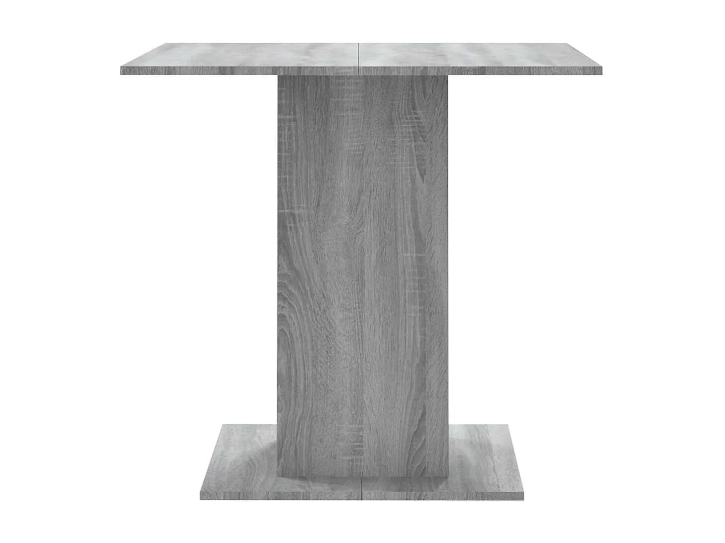 Mesa de comedor Sonoma gris 80x80x75 cm Madera de ingeniería
