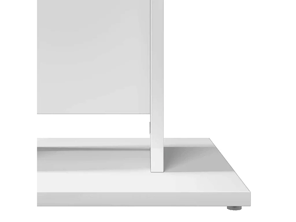 Table de bistro Blanc 60x60x75 cm Bois d'ingénierie