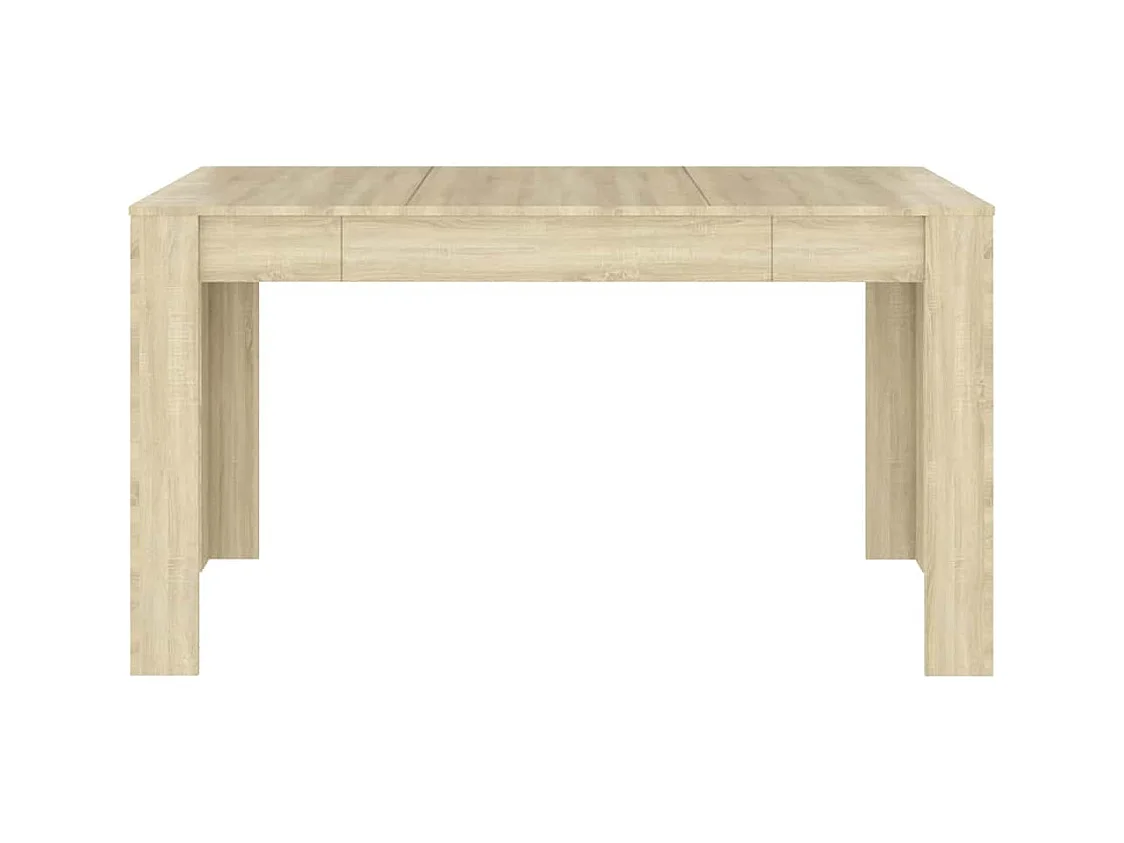 Table à manger Chêne sonoma 140x74,5x76 cm Bois d'ingénierie