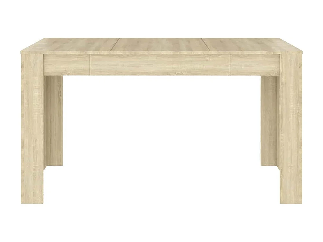 Mesa de comedor de roble Sonoma 140x74,5x76 cm Madera de ingeniería