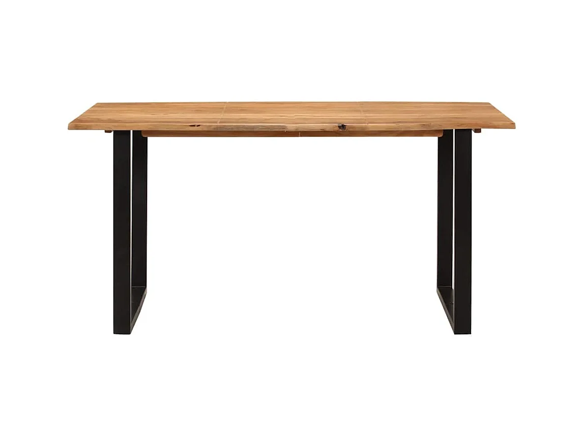 Mesa de comedor 154x80x76 cm Madera maciza de acacia