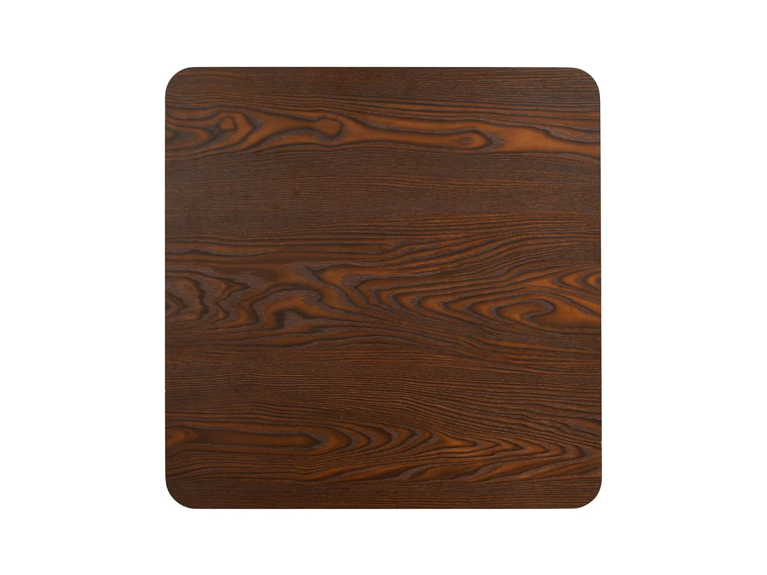 Table de bistro Marron foncé 50x50 cm MDF