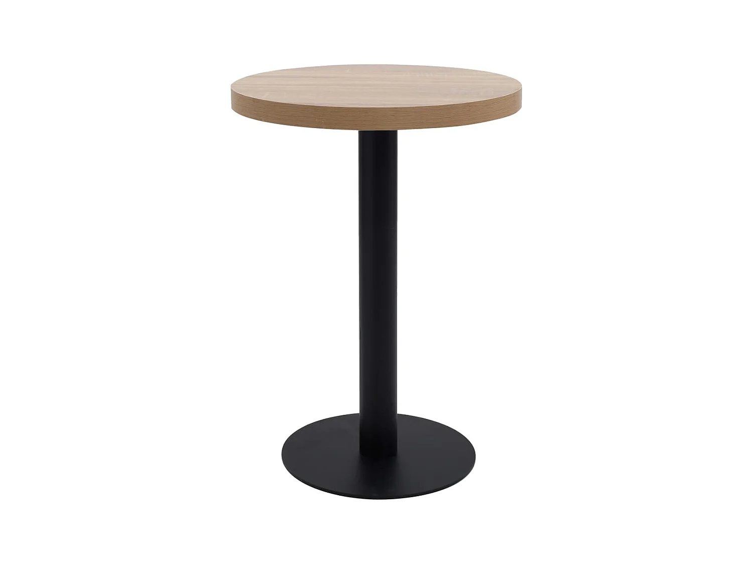 Table de bistro Marron clair 60 cm MDF