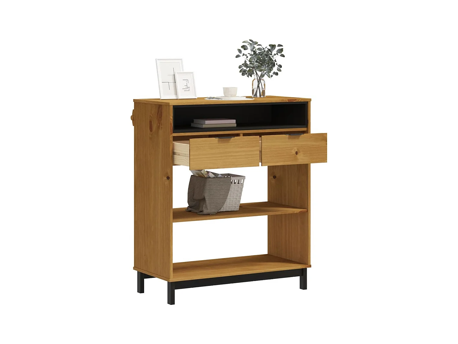 FLAM bartafel 92x45x110 cm massief grenenhout