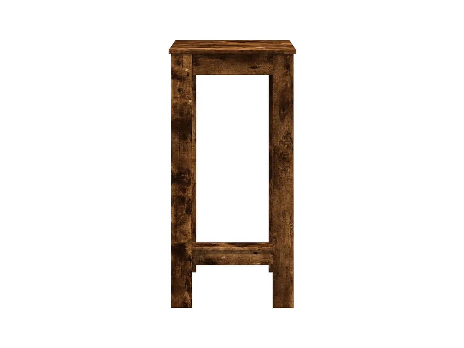Table de bar chêne fumé 51x50x103,5 cm bois d'ingénierie