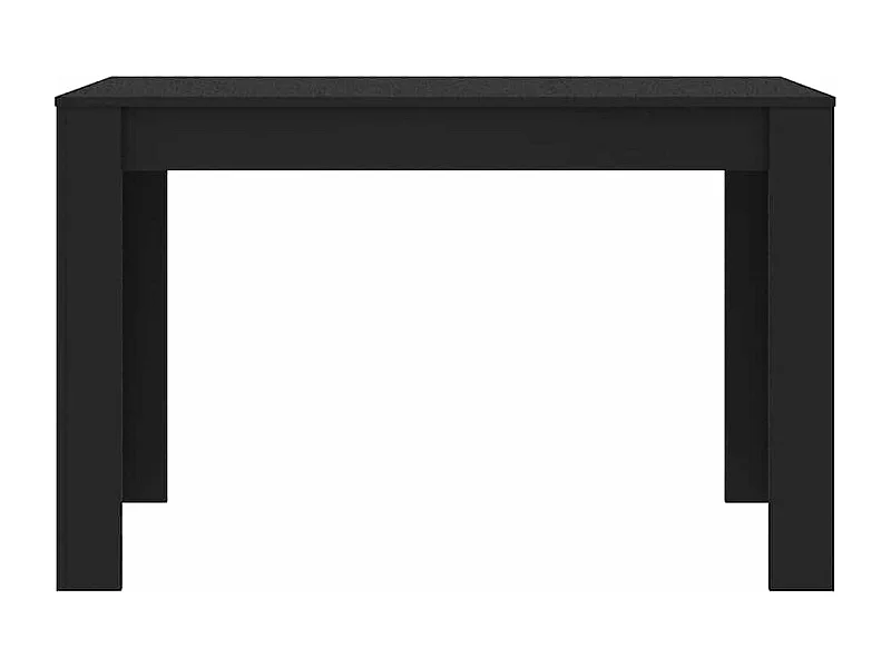 Table de salle à manger Noir 120 x 60 x 76 cm Bois d'ingénierie