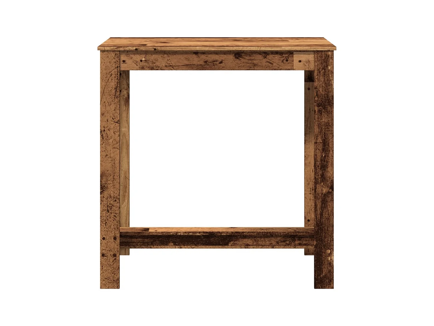 Table de bar vieux bois 102x50x103,5 cm bois d'ingénierie