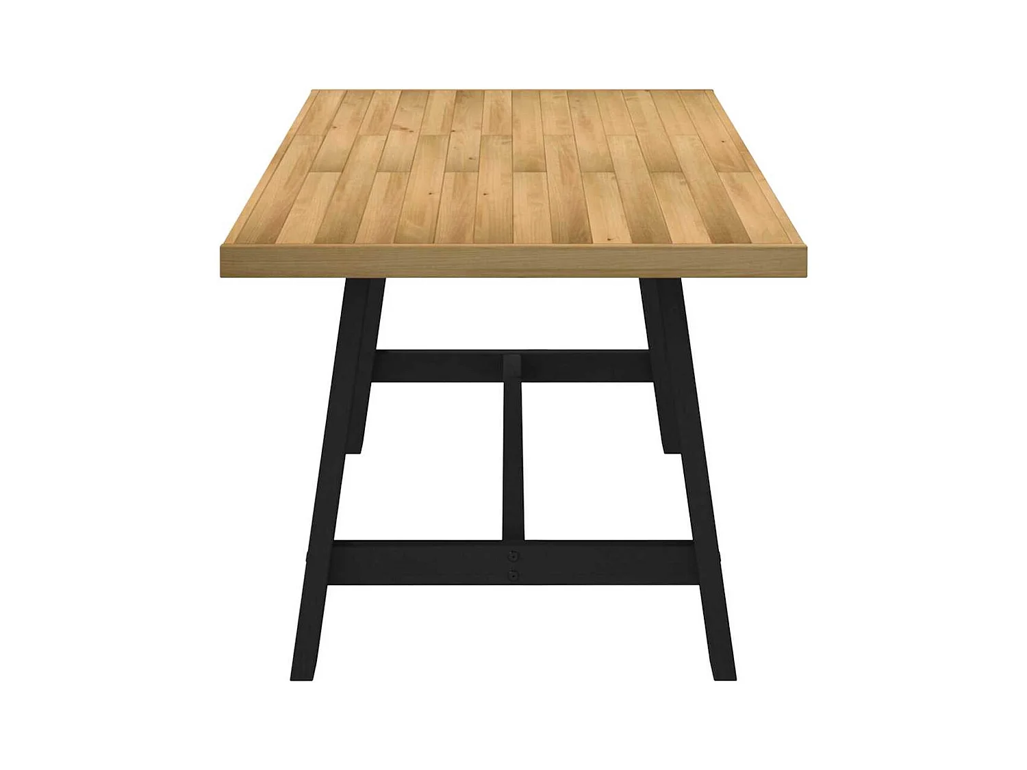 Table à manger NOAIN pieds en forme de A 180x90x75cm massif pin