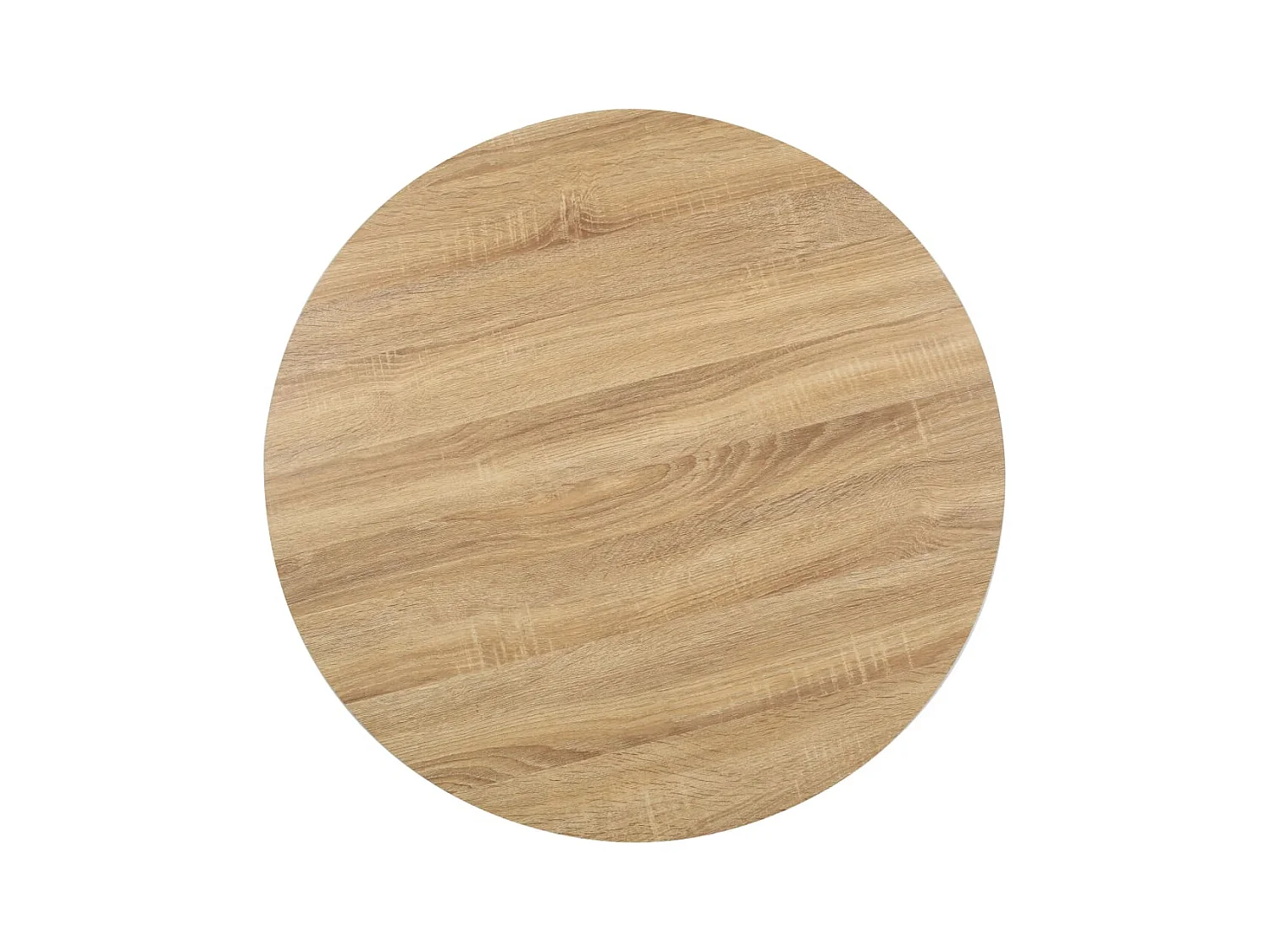 Mesa de bistró marrón claro de MDF de 80 cm