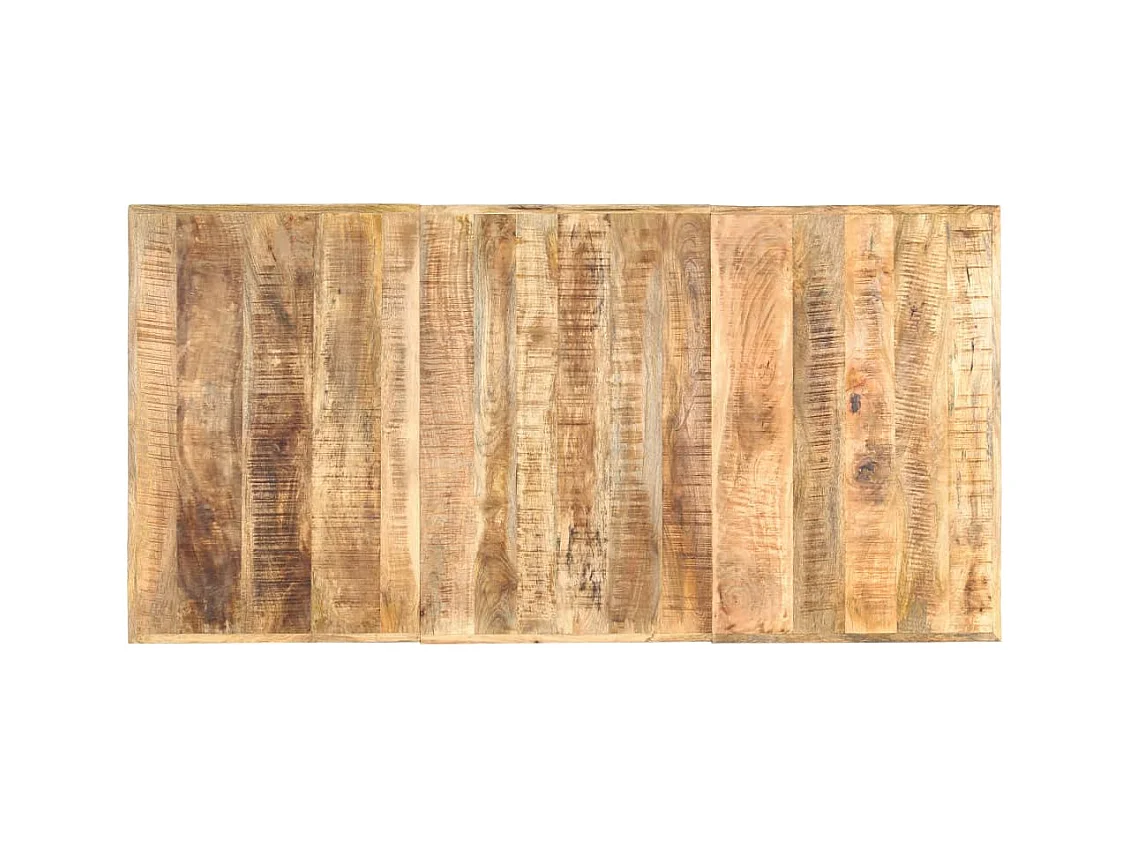 Table à dîner 180x90x76 cm Bois de manguier brut solide