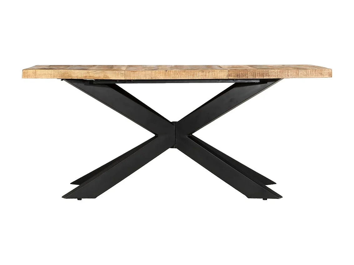 Table à dîner 180x90x76 cm Bois de manguier brut solide