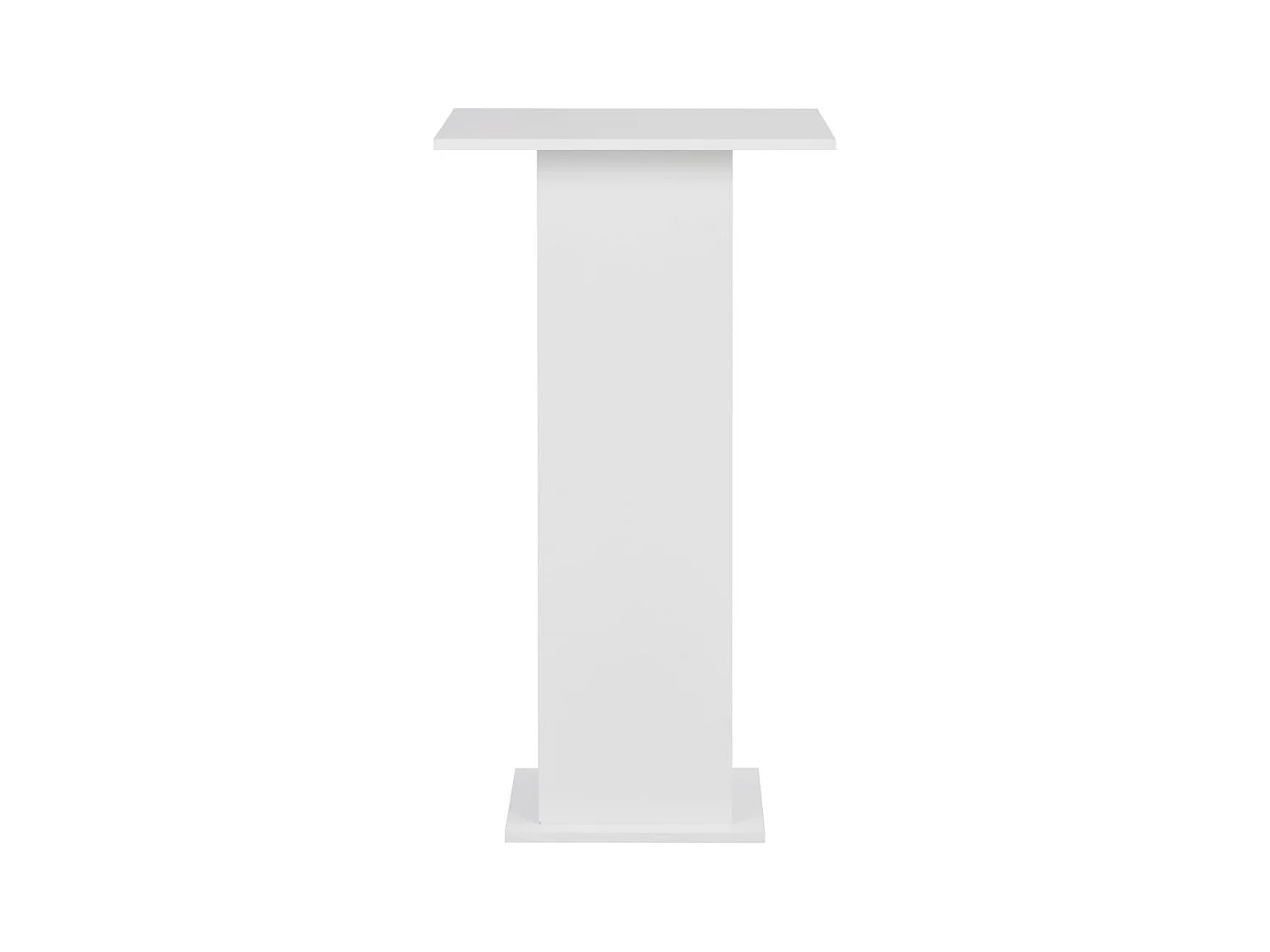 Table de bar Blanc 60x60x110 cm