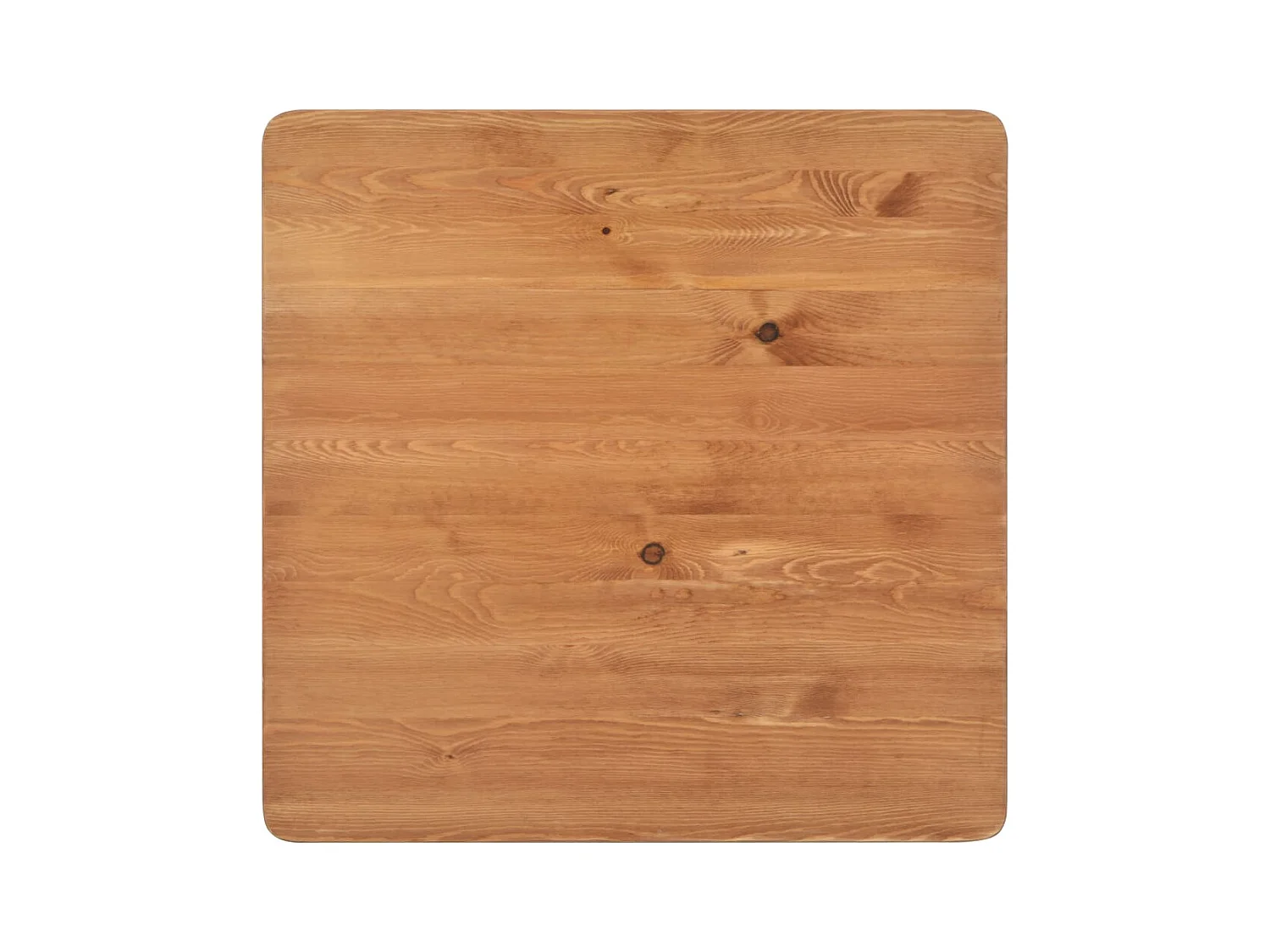 Table de bar Noir 60x60x108 cm Pinède et acier