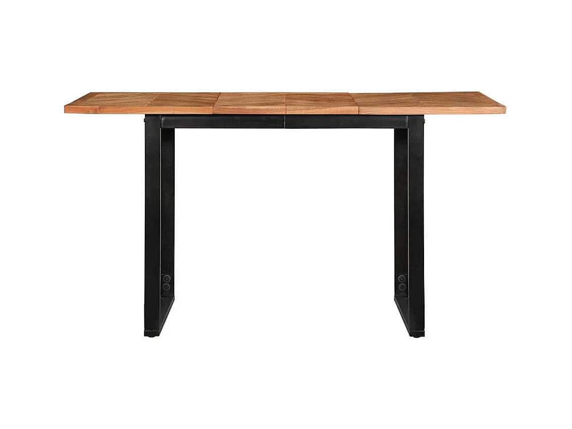 Table à manger 140x70x75 cm bois massif d'acacia