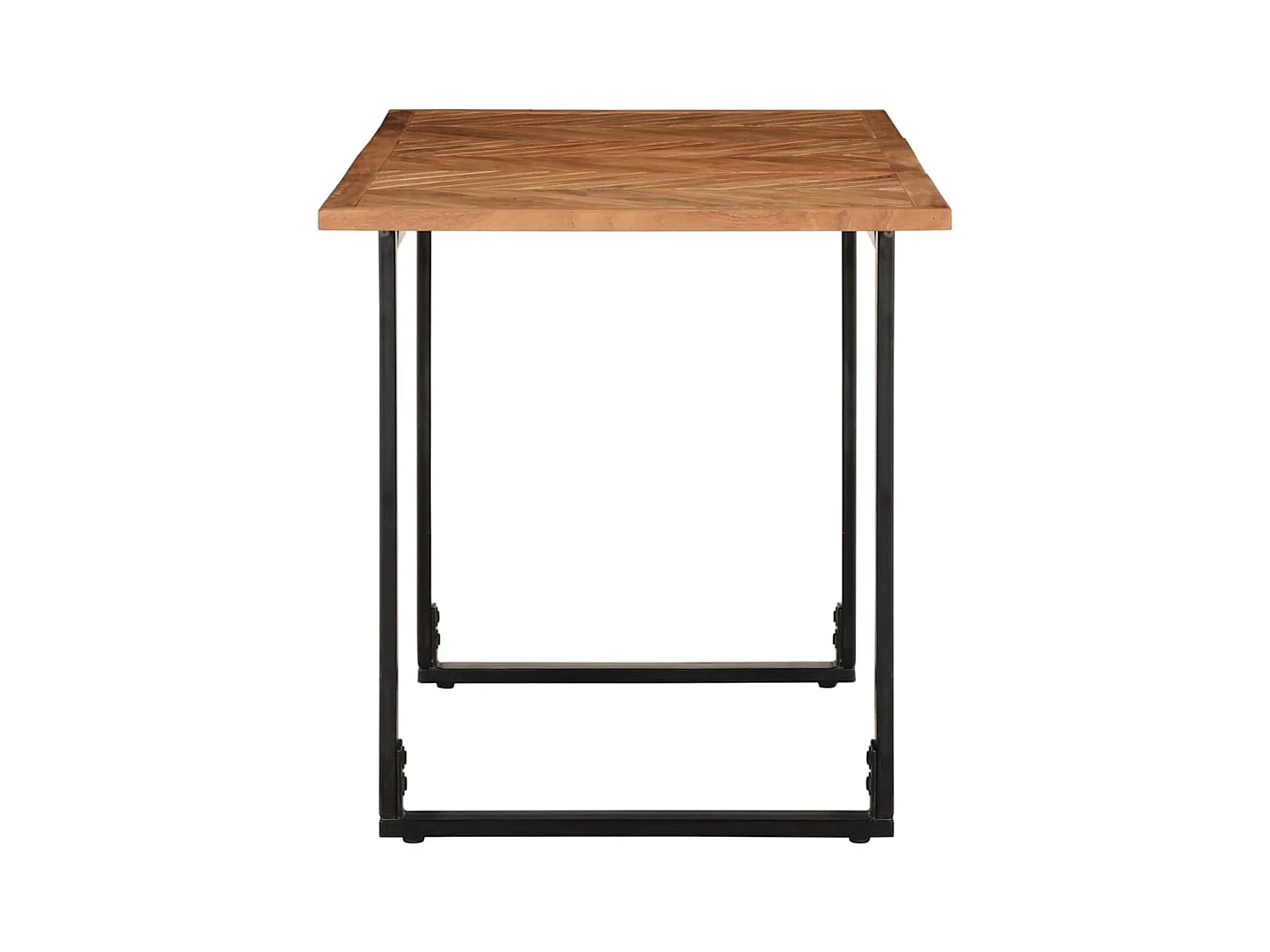 Table à manger 140x70x75 cm bois massif d'acacia