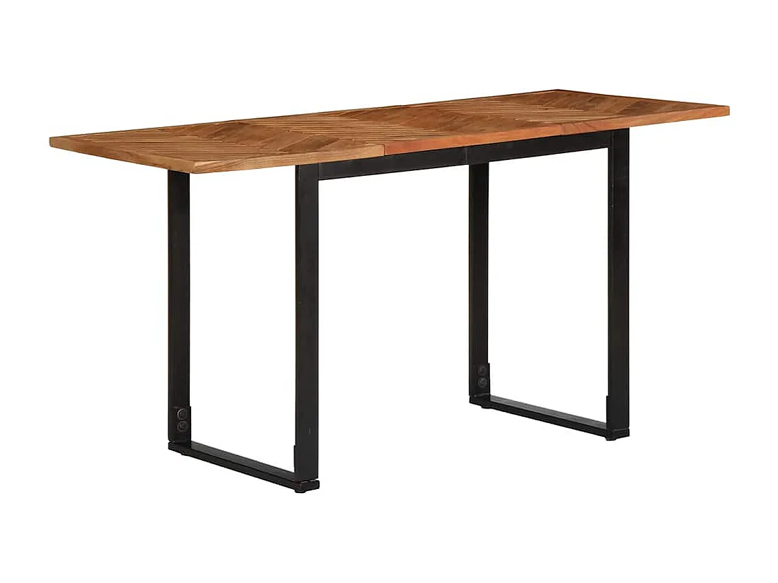 Table à manger 140x70x75 cm bois massif d'acacia