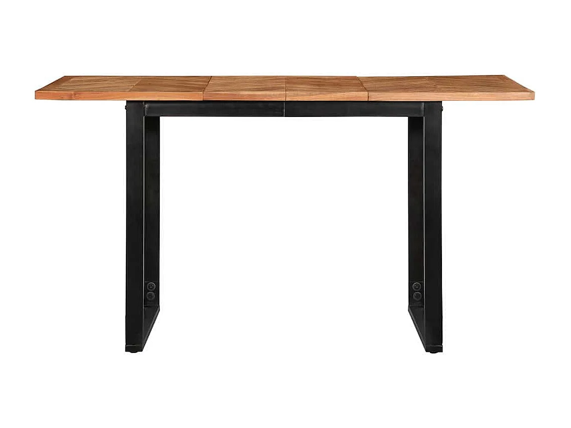 Table à manger 140x70x75 cm bois massif d'acacia