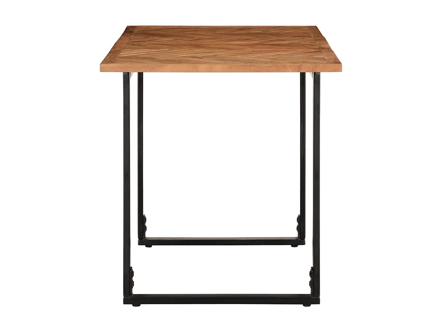 Table à manger 140x70x75 cm bois massif d'acacia