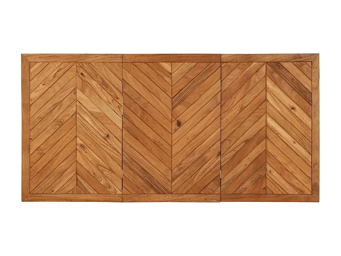 Table à manger 140x70x75 cm bois massif d'acacia