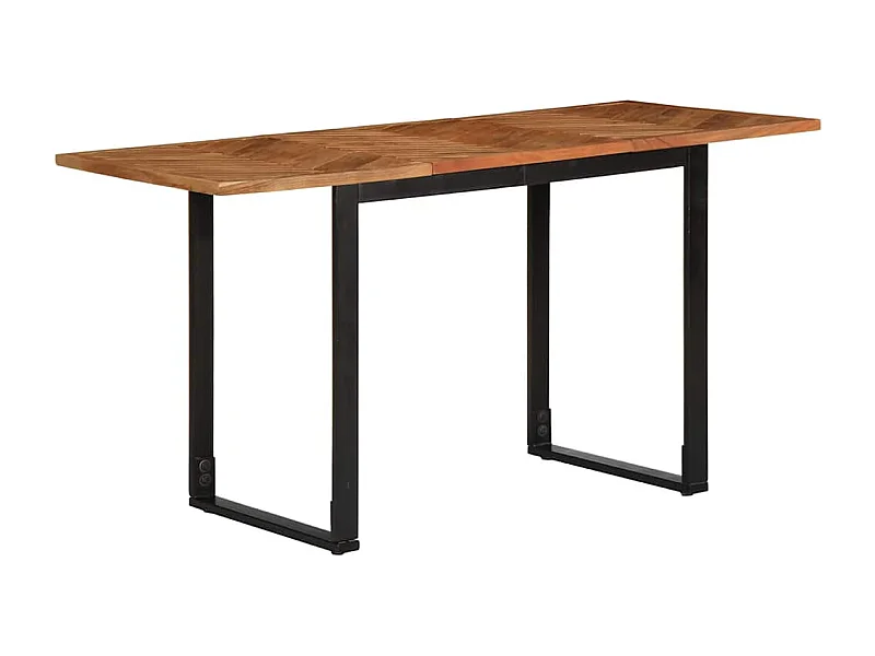 Eettafel 140x70x75 cm massief acaciahout