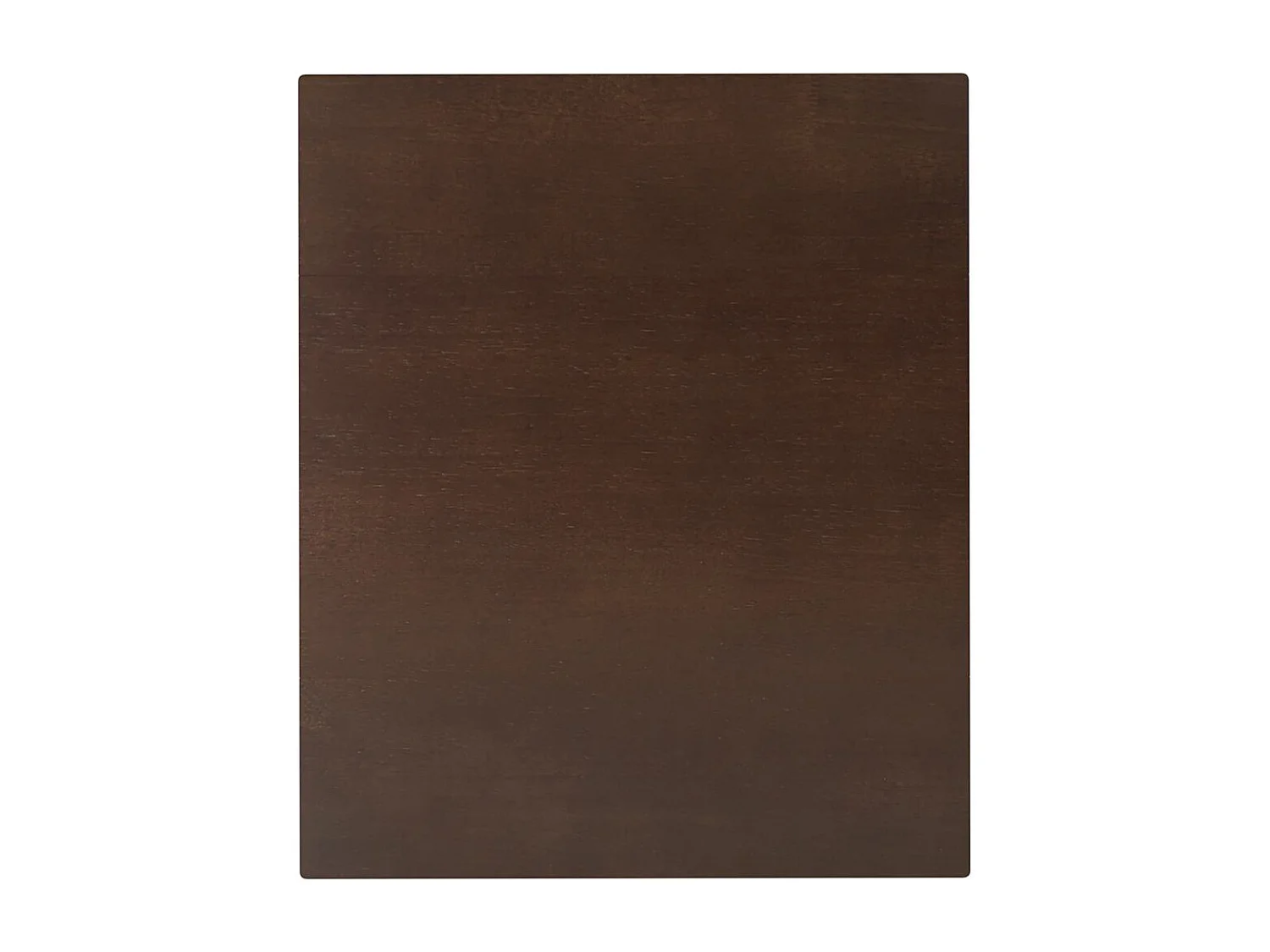 Mesa de comedor de madera maciza marrón y caucho