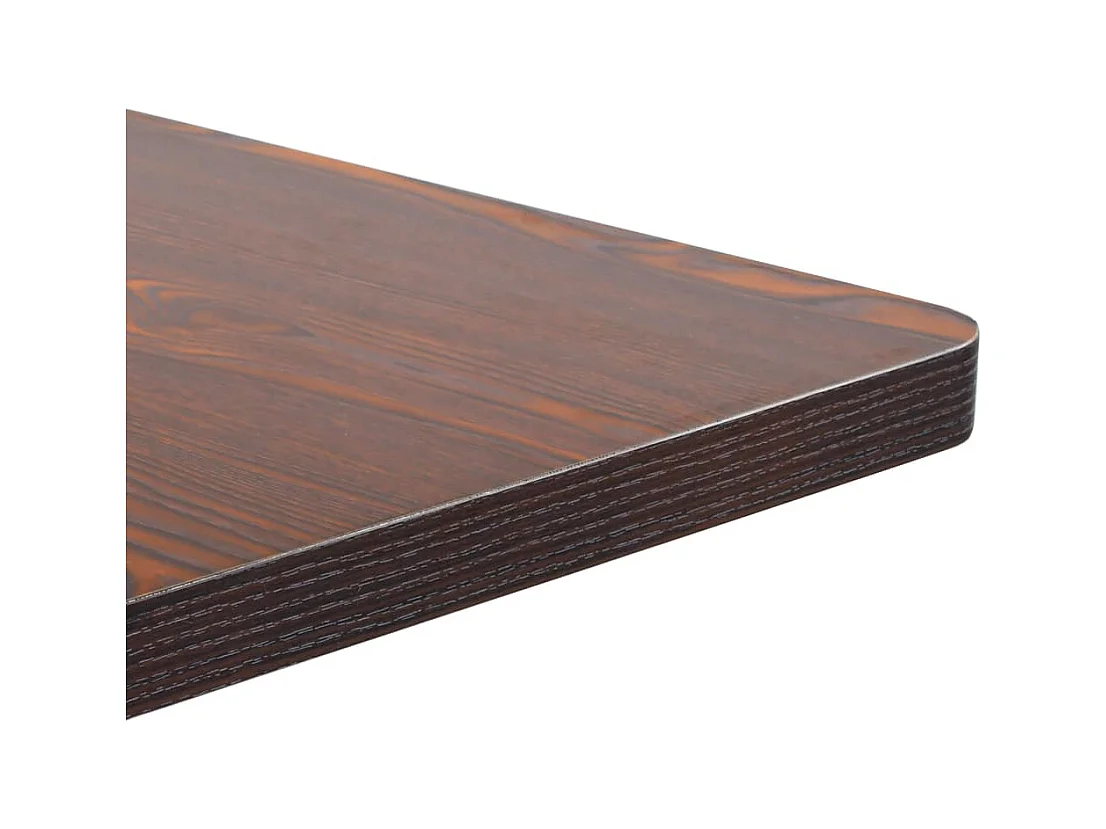 Table de bistro Marron foncé 60x60 cm MDF