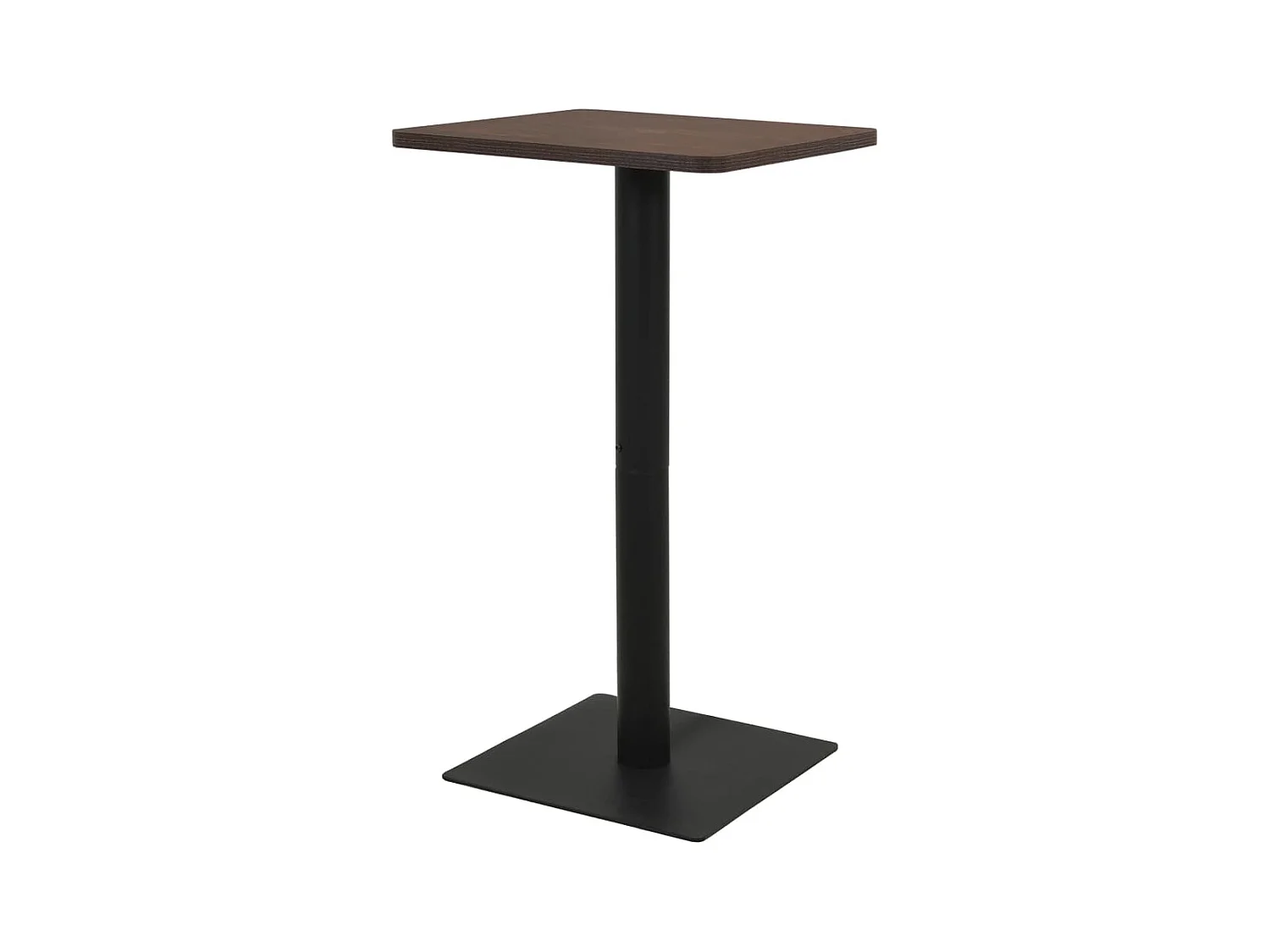 Table de bistro Cendre foncé 50x50x107 cm