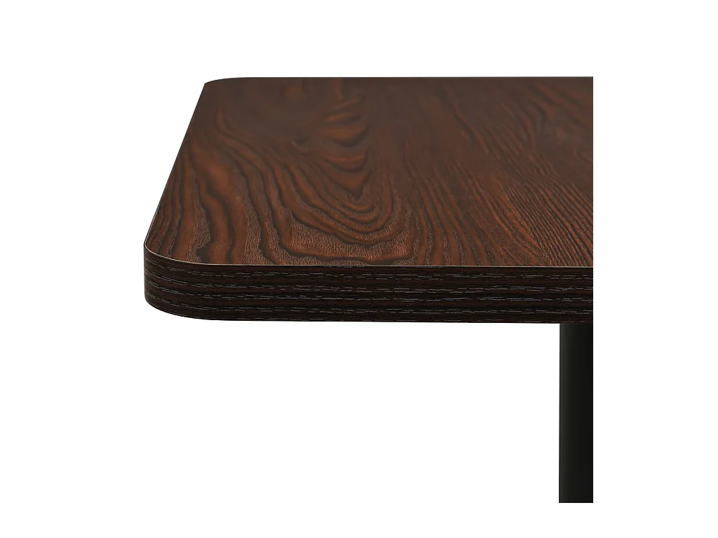 Table de bistro Cendre foncé 50x50x107 cm