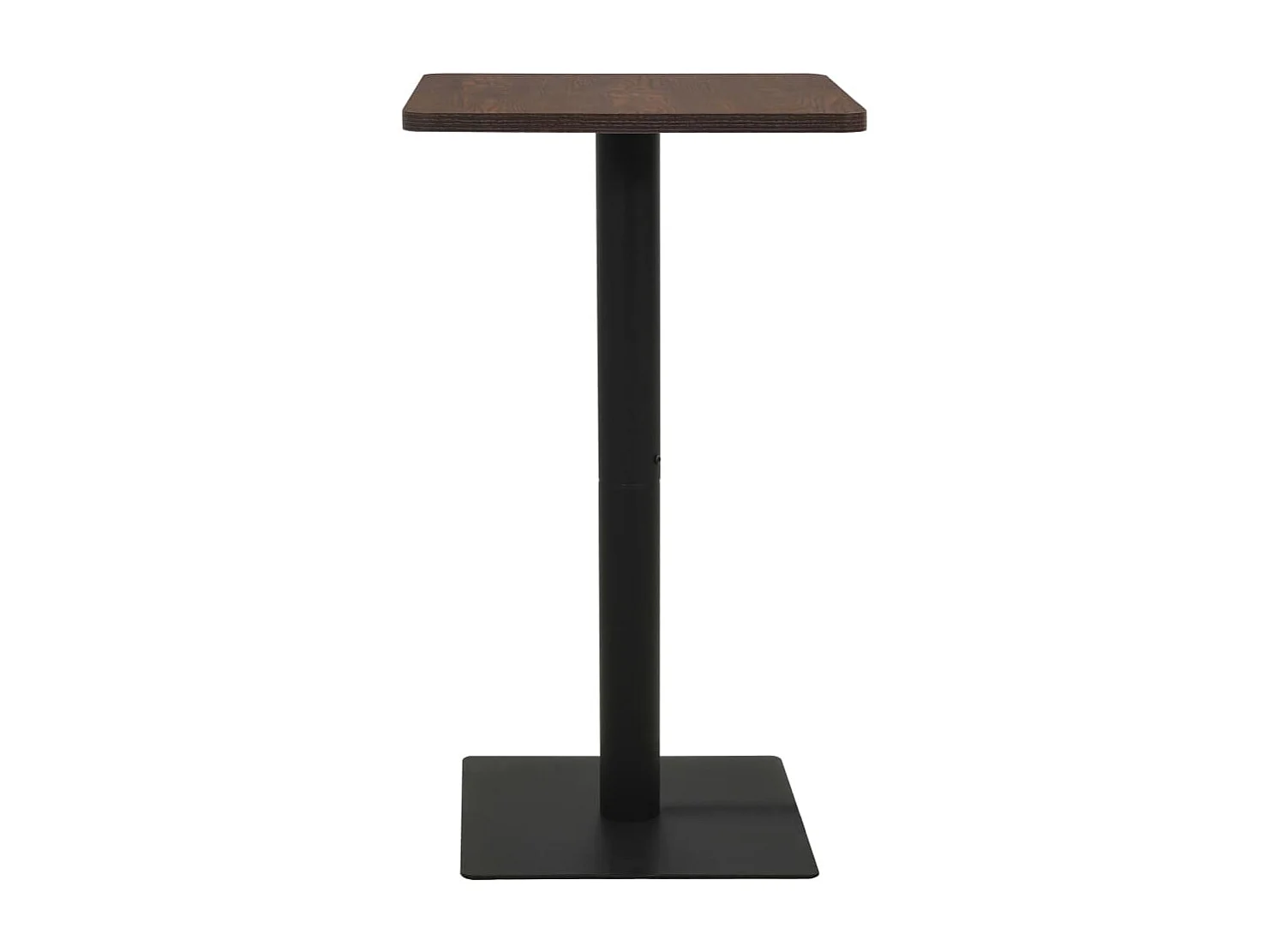 Table de bistro Cendre foncé 50x50x107 cm