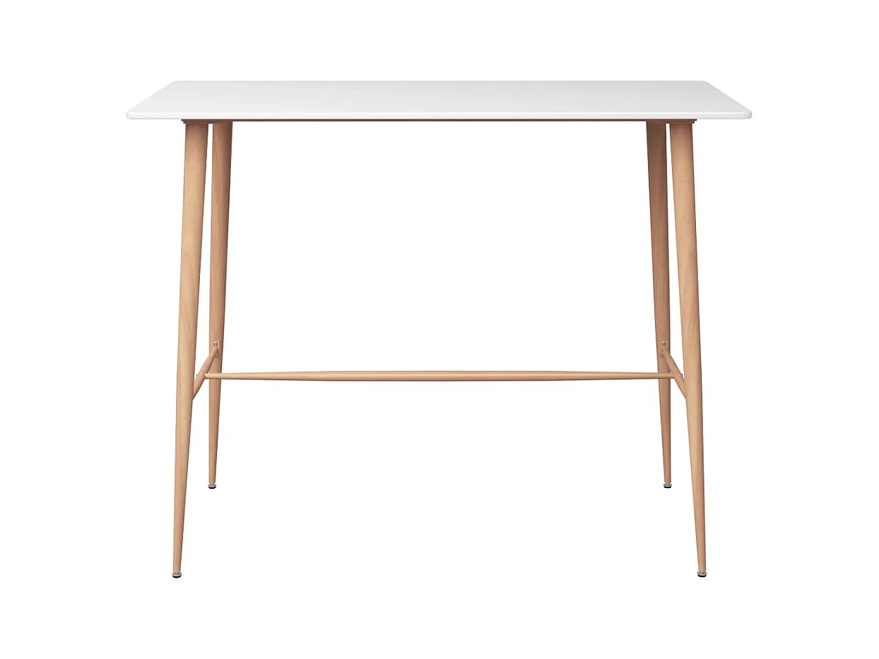 Mesa de bar Blanca 120x60x105 cm