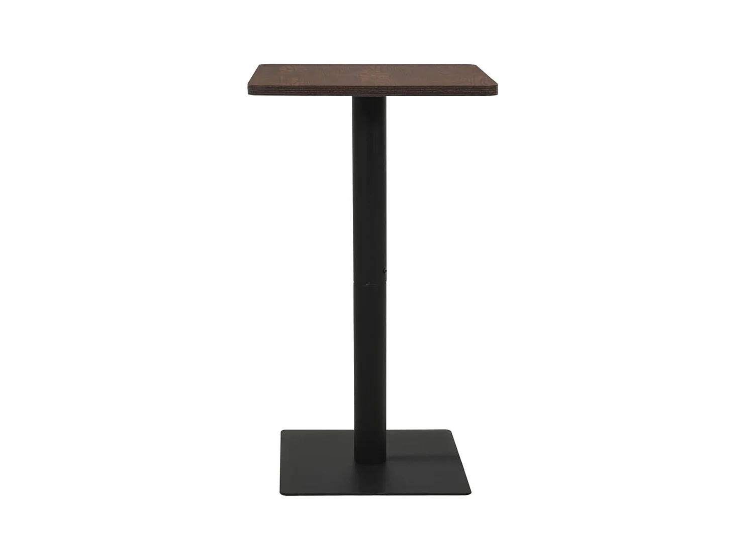 Table de bistro Cendre foncé 60x60x107 cm