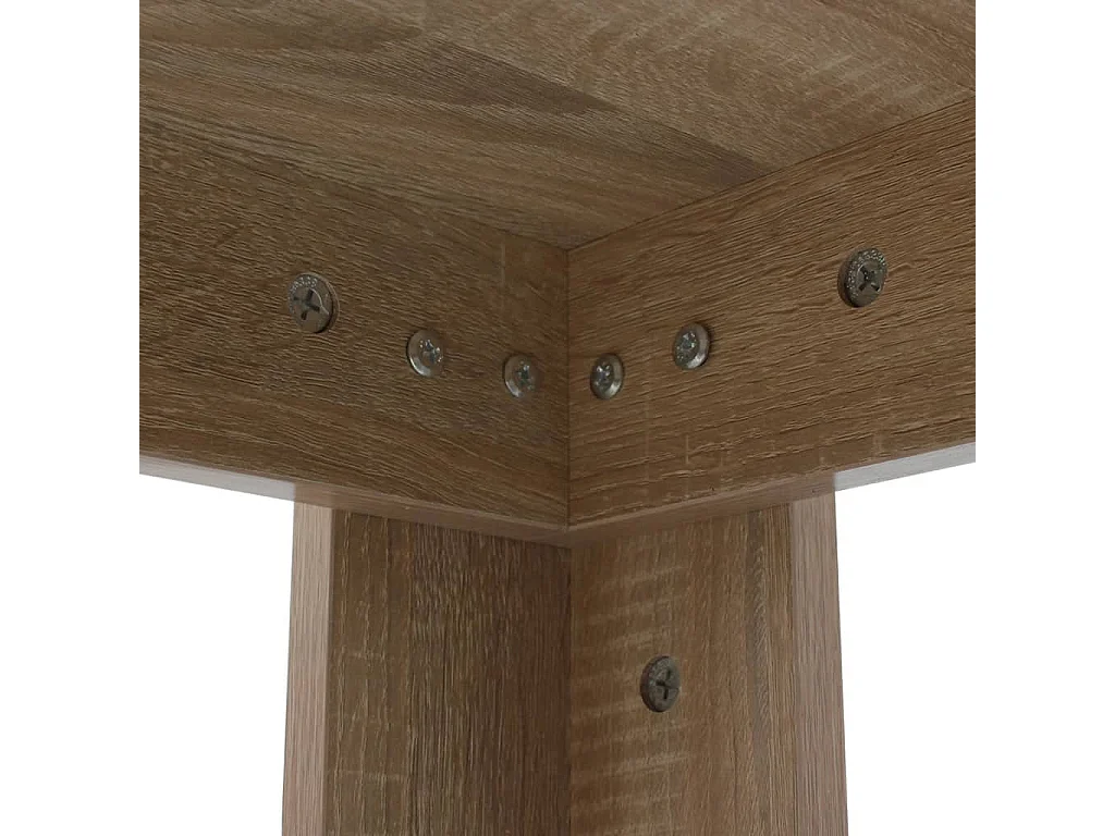 Mesa de comedor 140x80x75 cm roble