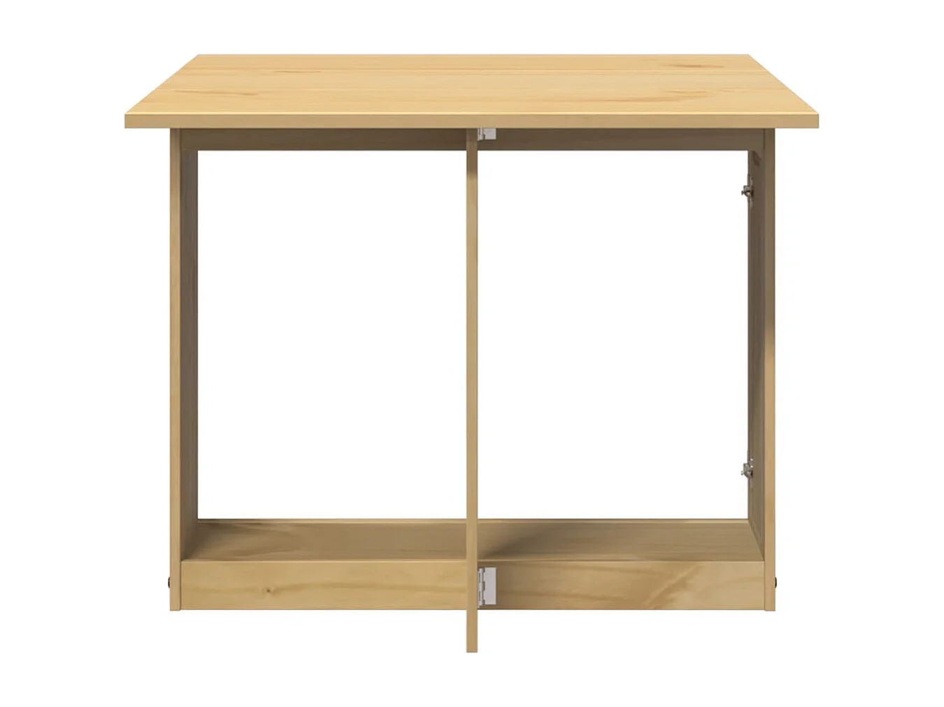 Table à manger papillon pliable Corona cire marron bois de pin