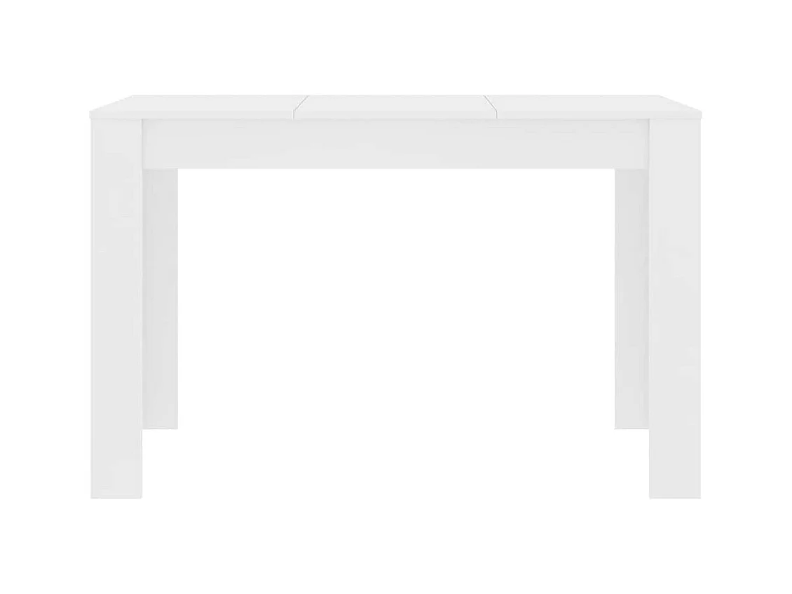 Table à manger Blanc 120x60x76 cm Bois d'ingénierie