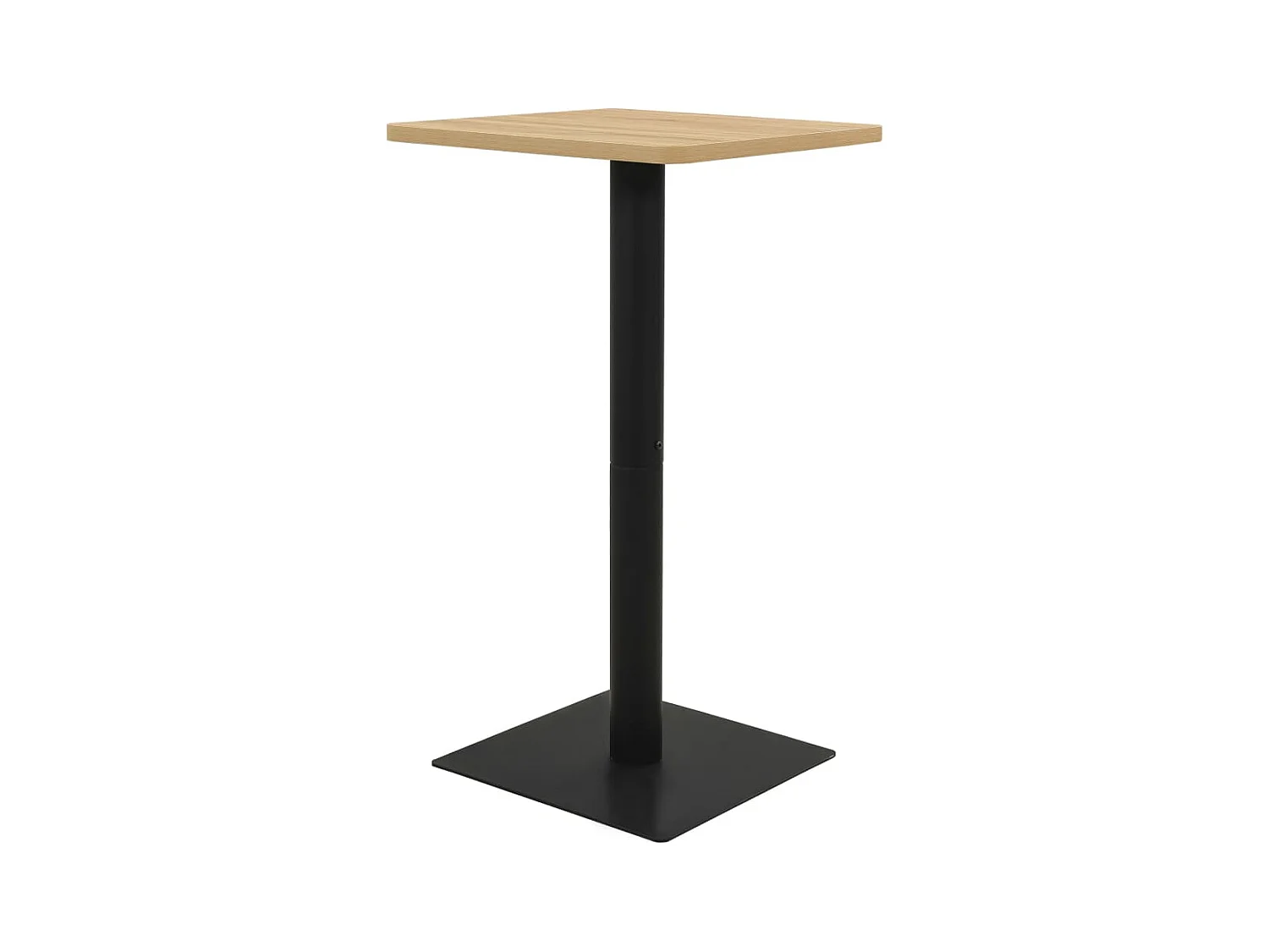 Table de bistro Couleur chêne 50x50x107 cm