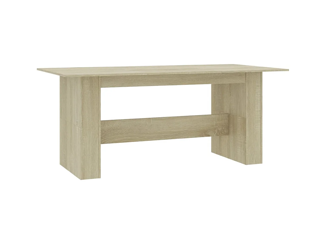 Table à manger Chêne sonoma 180x90x76 cm Bois d’ingénierie