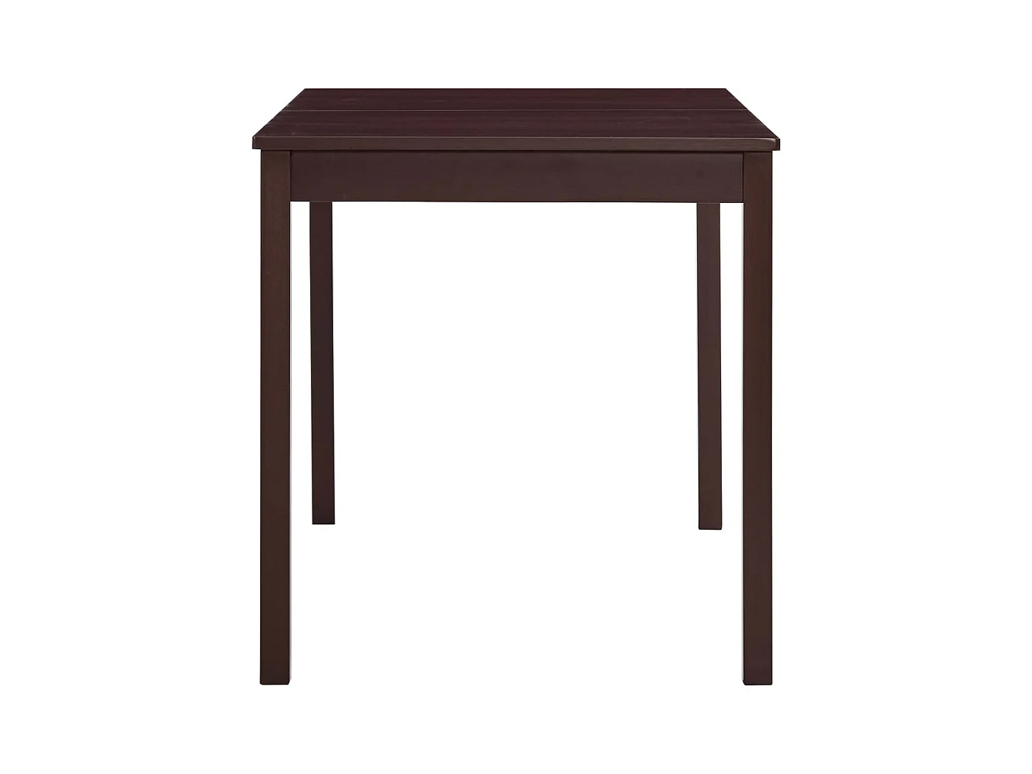 Table à manger Marron foncé 140x70x73 cm Bois de pin