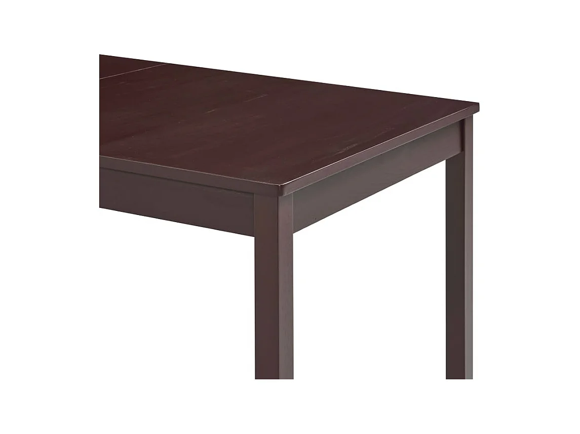 Table à manger Marron foncé 140x70x73 cm Bois de pin