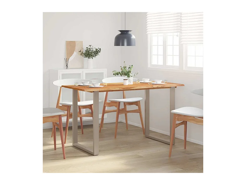 Table de salle à manger 140x70x76 cm Bois d'acacia solide