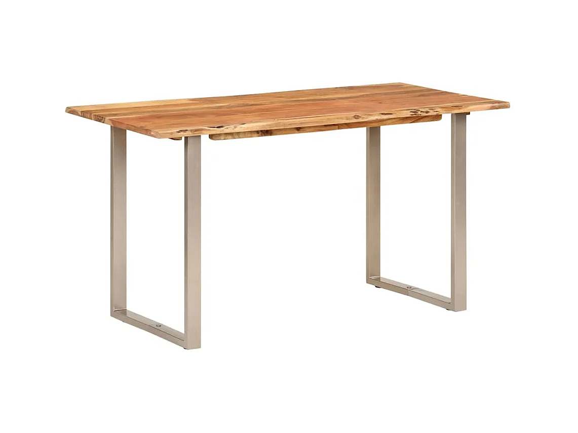 Table de salle à manger 140x70x76 cm Bois d'acacia solide