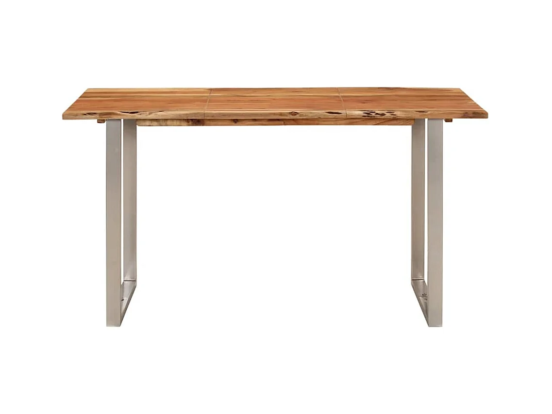 Table de salle à manger 140x70x76 cm Bois d'acacia solide