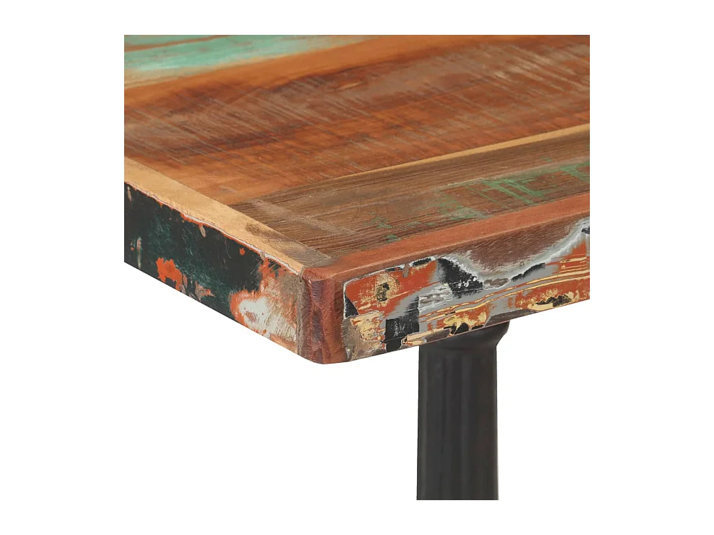 Table de bistro 60x60x76 cm Bois massif de récupération