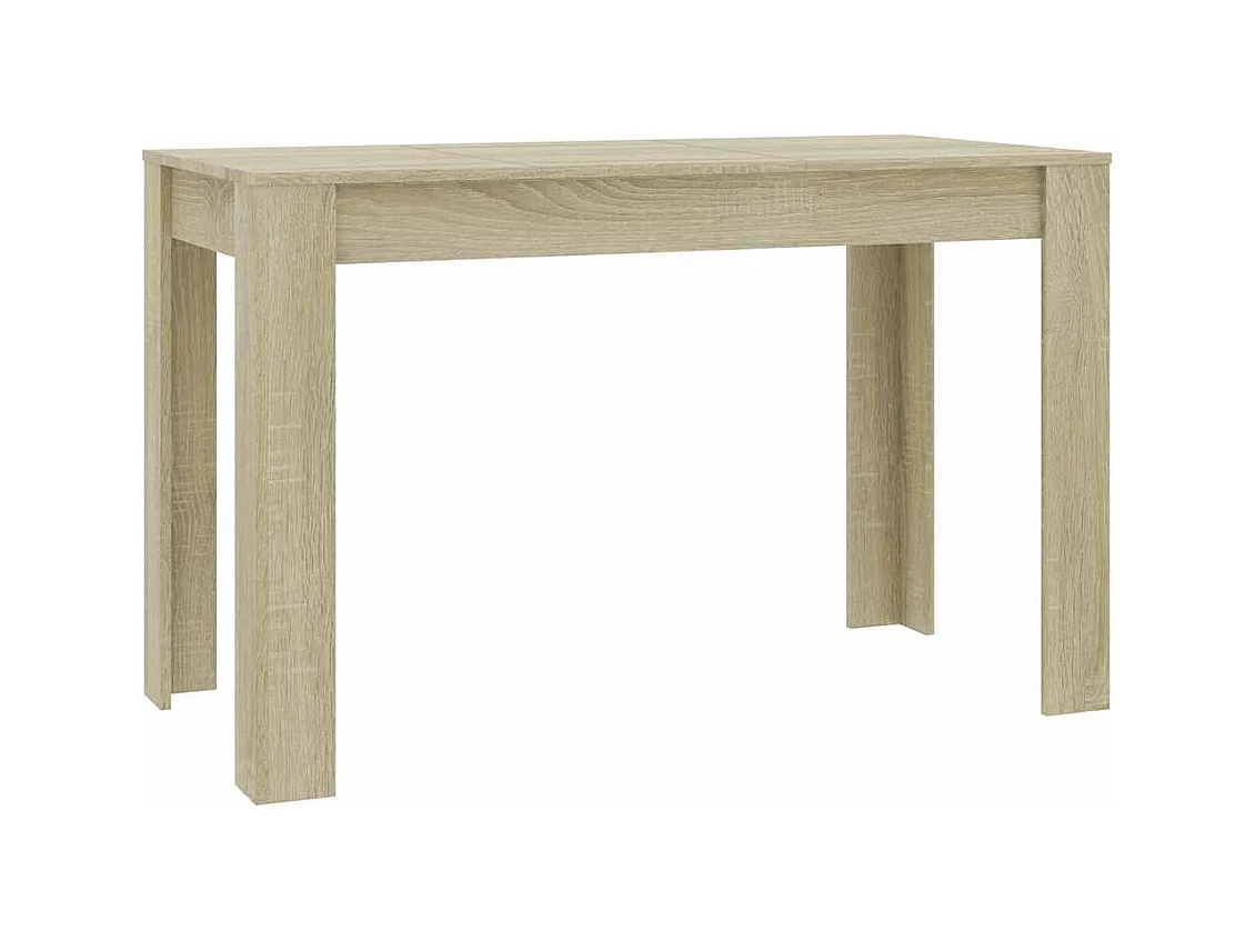 Table à manger Chêne sonoma 120x60x76 cm Bois d'ingénierie