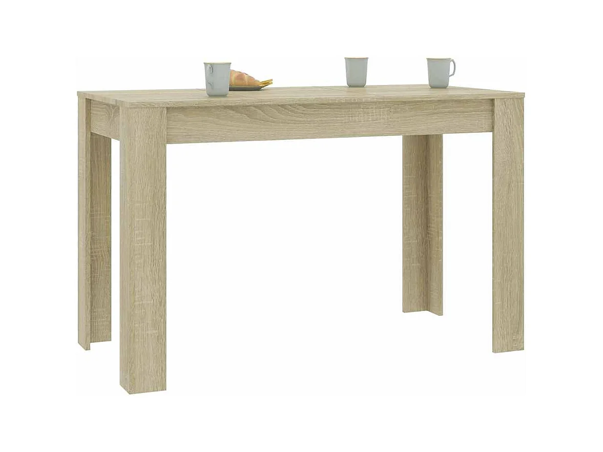 Table à manger Chêne sonoma 120x60x76 cm Bois d'ingénierie