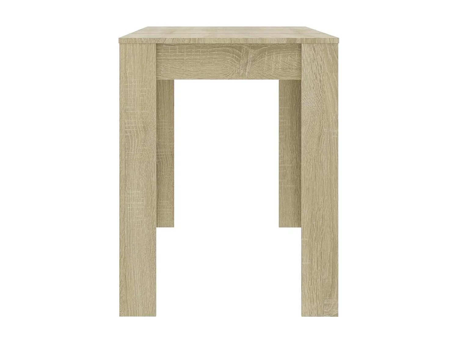 Mesa de comedor de roble Sonoma 120x60x76 cm Madera de ingeniería