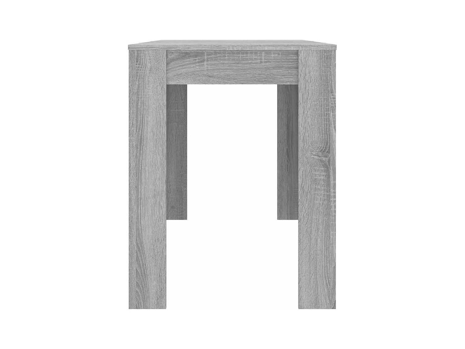 Table à dîner sonoma gris 120x60x76 cm bois d'ingénierie