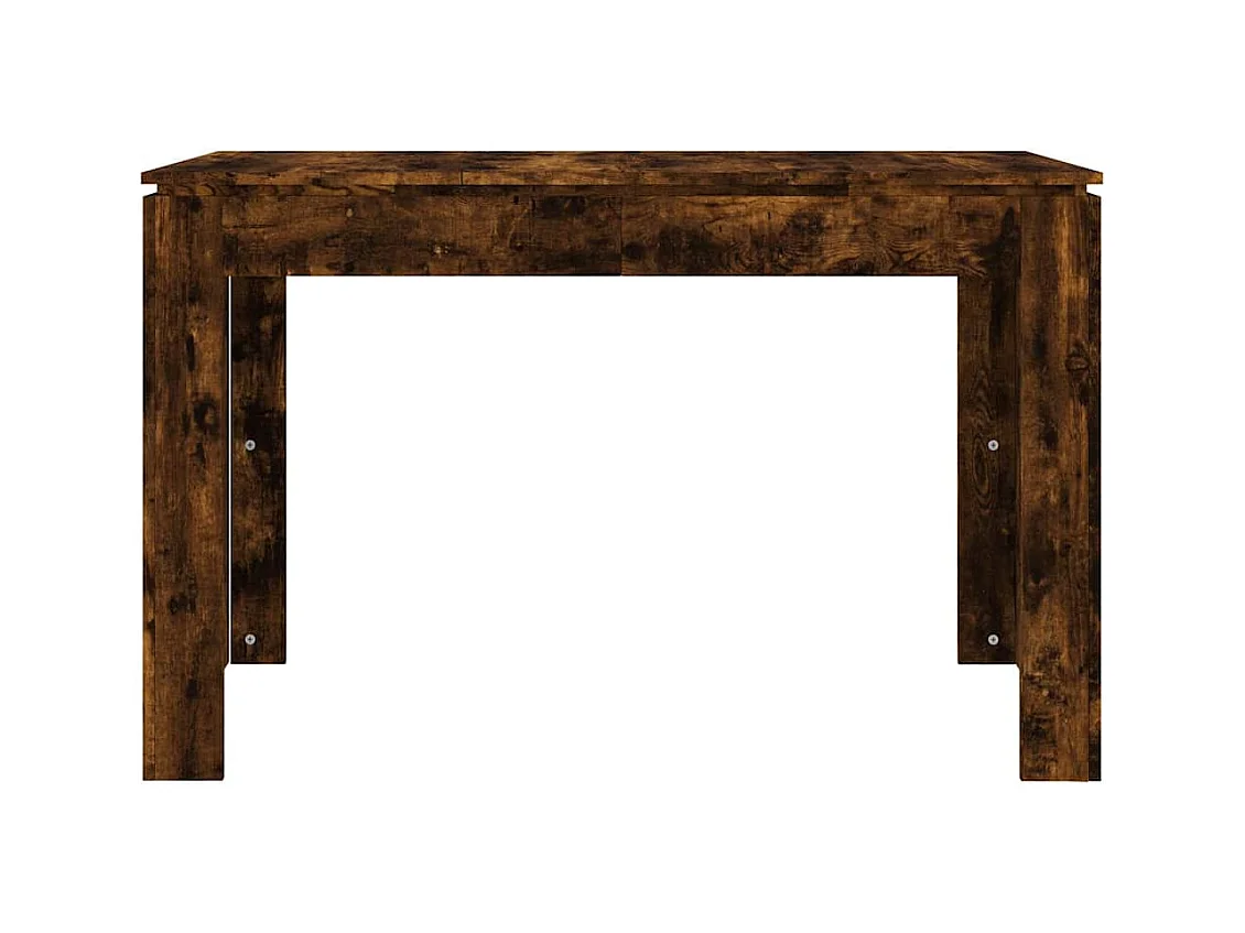 Table à dîner chêne fumé 120x60x76 cm bois d'ingénierie