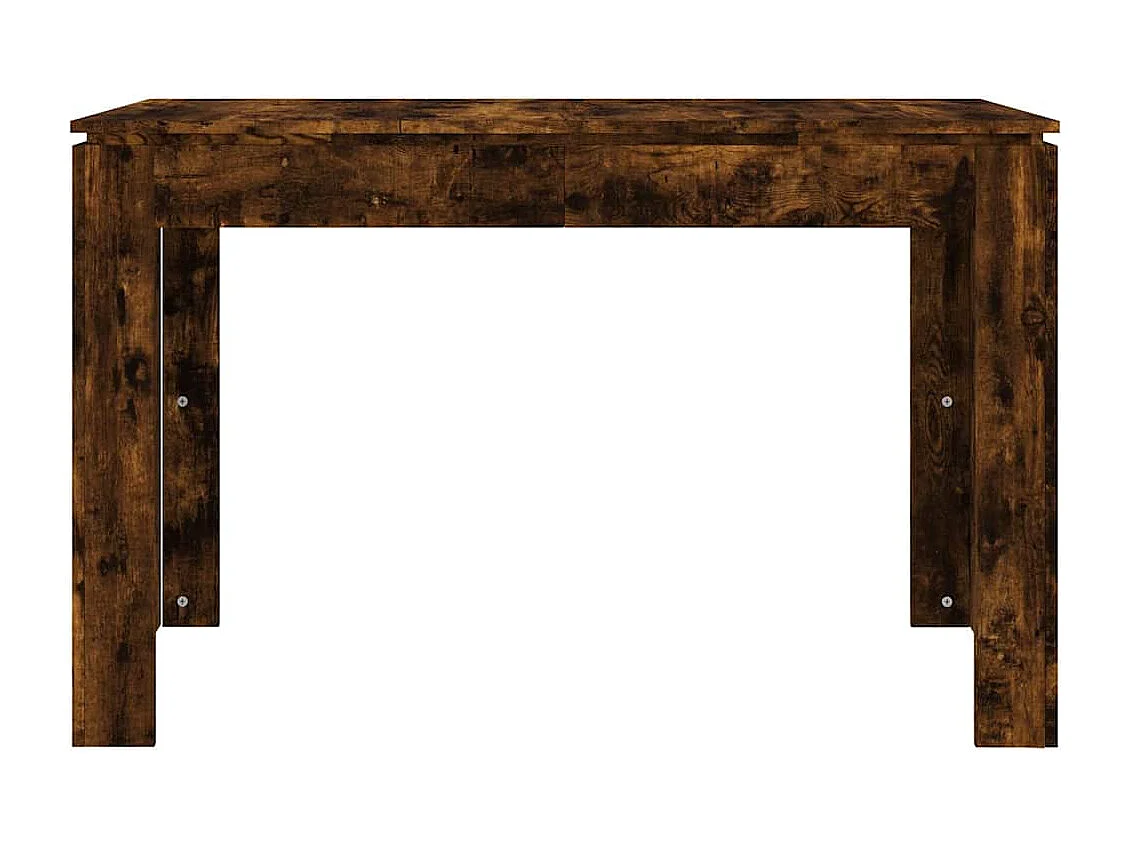 Mesa de comedor de roble ahumado 120x60x76 cm madera de ingeniería